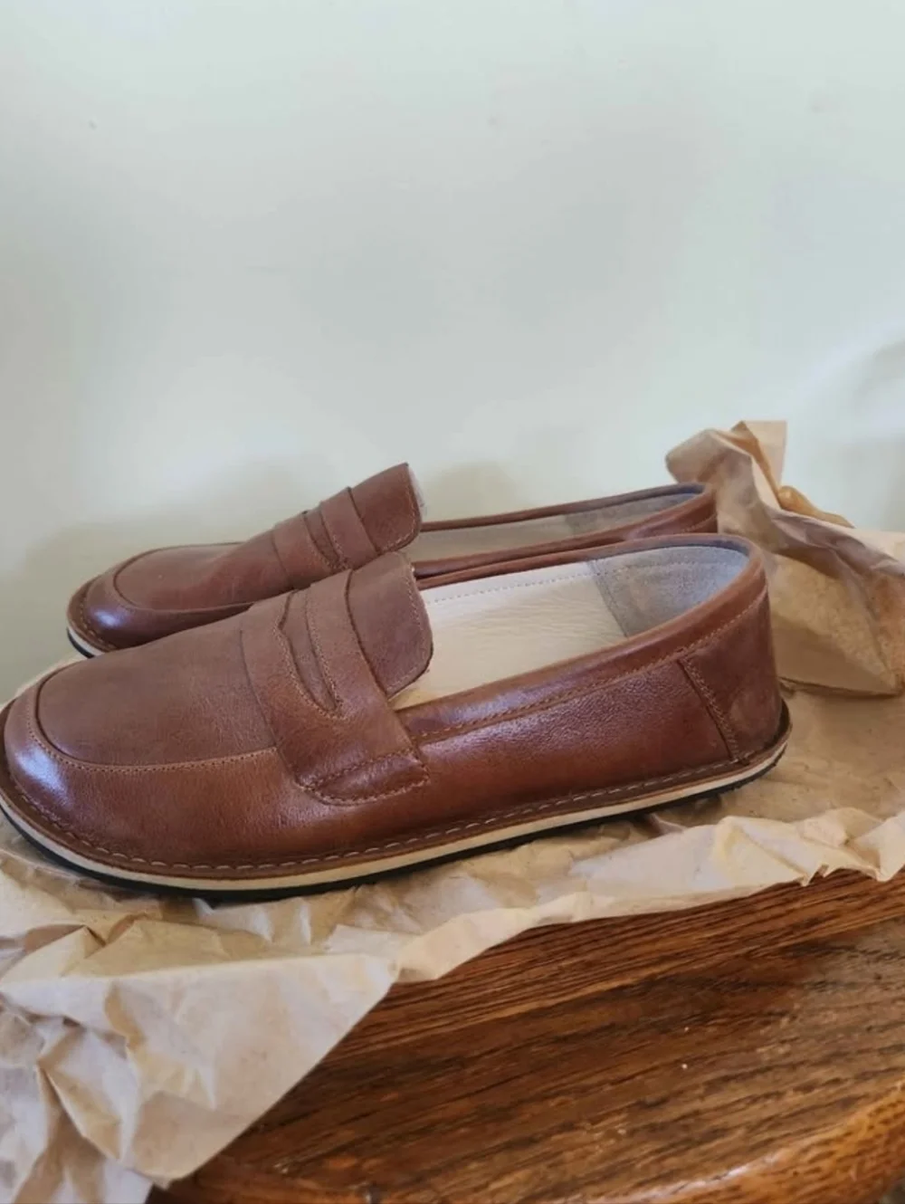 Barefoot Minimalist Women's Leather Loafers - Picture 4 of 4